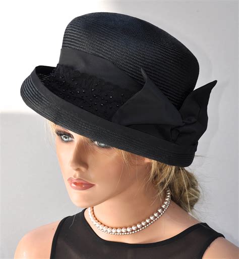 Women's Black Hats 